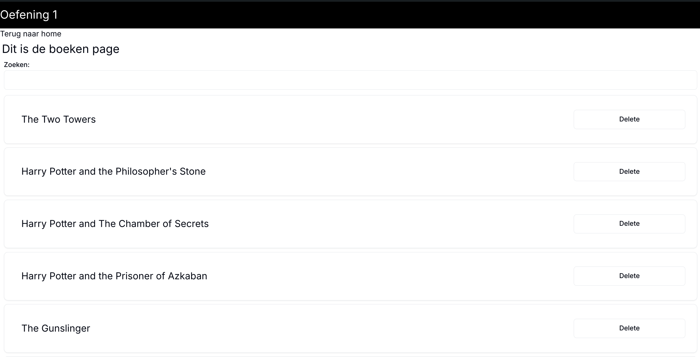 Na verwijderen van 'The Fellowship of the Ring' en 'The Return of the King'