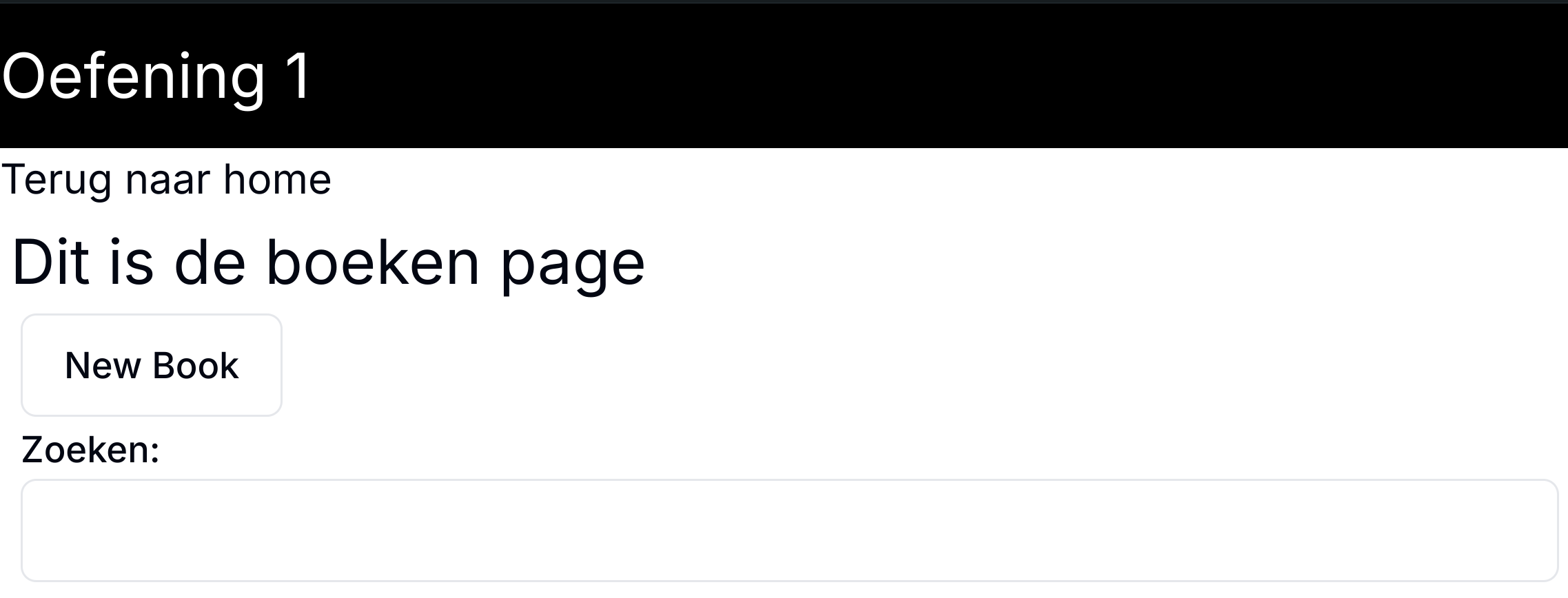 Nieuw boek knop