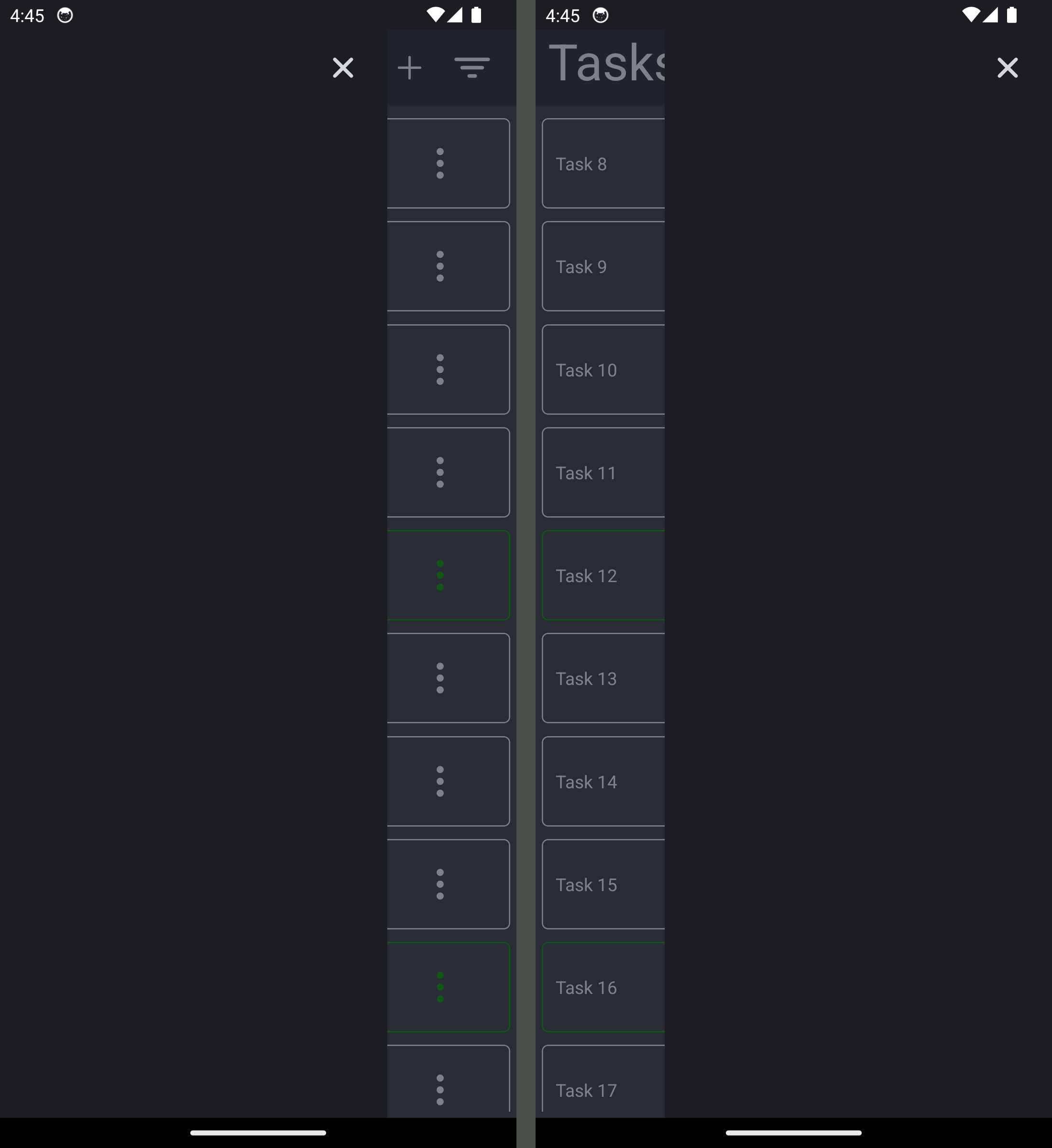 Side menu