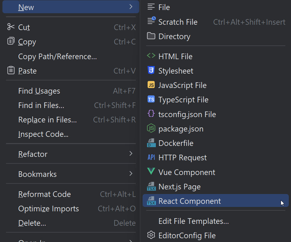 Nieuwe file template toevoegen